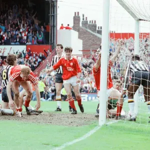 Middlesbrough 1-1 Notts County, match de Play Off Ligue Division Deux 1er Leg à Ayresome.
