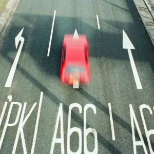 Middlesbrough, 16th February 1993. A66 Road