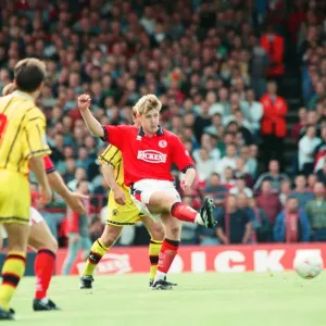 Middlesbrough 2 -0 Burnley Division 1 match held at Ayresome Park. 13th August 1994 Middlesbrough 2 -0 Burnley Division 1 match held at Ayresome Park. 13th August 1994