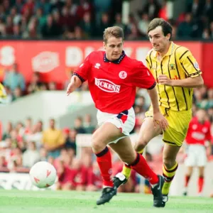 Middlesbrough 2 -0 Burnley Division 1 match held at Ayresome Park. 13th August 1994 Middlesbrough 2 -0 Burnley Division 1 match held at Ayresome Park. 13th August 1994