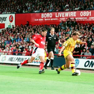 Middlesbrough 2 -0 Burnley Division 1 match held at Ayresome Park. 13th August 1994 Middlesbrough 2 -0 Burnley Division 1 match held at Ayresome Park. 13th August 1994