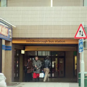 Middlesbrough Bus Station, 17th January 1996 Middlesbrough Bus Station, 17th January 1996