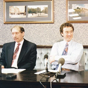 Middlesbrough chairman Steve Gibson, director George Cook (right