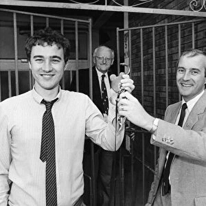 Middlesbrough Chairman Steve Gibson (left) and director Graham Fordy celebrate as