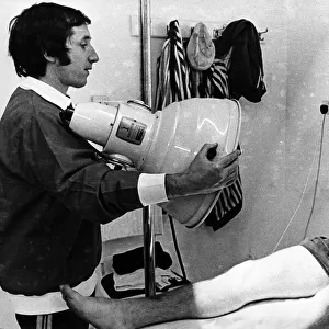Middlesbrough F. C. physiotherapist Jimmy Headridge. 3rd January 1975