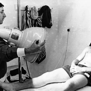 Middlesbrough F. C. physiotherapist Jimmy Headridge. 3rd January 1975 Middlesbrough F. C. physiotherapist Jimmy Headridge. 3rd January 1975