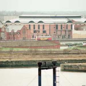 Middlesbrough Football Club. Middlehaven site of construction of new stadium Middlesbrough Football Club. Middlehaven site of construction of new stadium