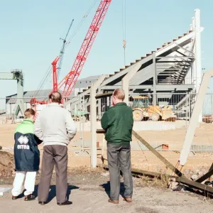 Middlesbrough Football Club. Middlehaven site of construction of new stadium Middlesbrough Football Club. Middlehaven site of construction of new stadium