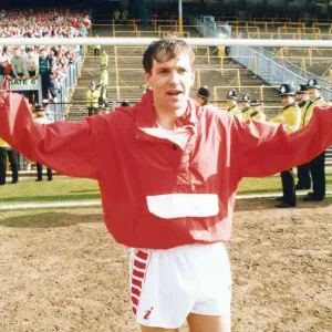 Middlesbrough Goalkeeper Ian Ironside Print, 2nd May 1992 Middlesbrough Goalkeeper Ian Ironside Print, 2nd May 1992