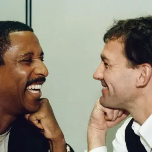 Middlesbrough manager Bryan Robson and assistant Viv Anderson share a joke Middlesbrough manager Bryan Robson and assistant Viv Anderson share a joke