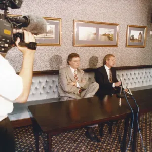 Middlesbrough manager Lennie Lawrence is unveiled to the press as the teams new manager Middlesbrough manager Lennie Lawrence is unveiled to the press as the teams new manager