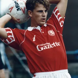 Middlesbrough player Colin Cooper in action 1991 Middlesbrough player Colin Cooper in action 1991
