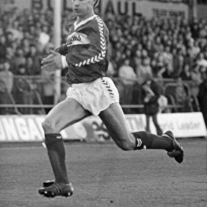 Middlesbrough player Peter Beagrie in action against Blackburn Rovers 2nd November 1985