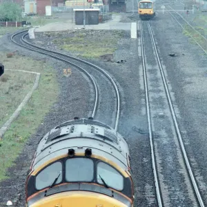 Middlesbrough Railway Lines running next to Cargo Fleet Road, Middlesbrough