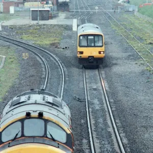 Middlesbrough Railway Lines running next to Cargo Fleet Road, Middlesbrough