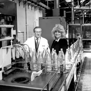A 1990 newspaper print featuring a local soft drink factory A 1990 newspaper print featuring a local soft drink factory