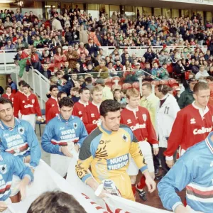 Middlesbroughs official opening of their new Riverside Stadium in a friendly against Middlesbroughs official opening of their new Riverside Stadium in a friendly against