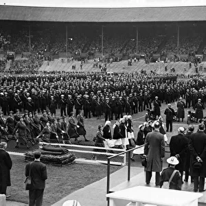Middlesex Civil Defence, Wembley Stadium. C. D. and N. F. S