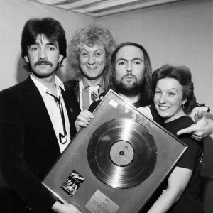 Midland pop stars Slade raised £385 when they appeared on Central TV Midland pop stars Slade raised £385 when they appeared on Central TV