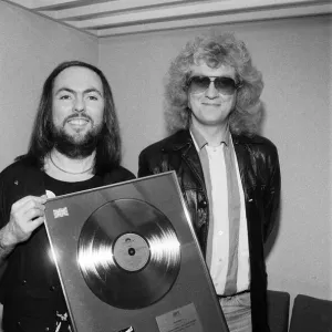 Midland pop stars Slade raised £385 when they appeared on Central TV Midland pop stars Slade raised £385 when they appeared on Central TV