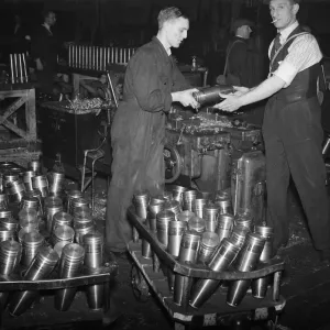Midlands Munitions Factory Print: Anti-Aircraft Shell-Case Production Midlands Munitions Factory Print: Anti-Aircraft Shell-Case Production
