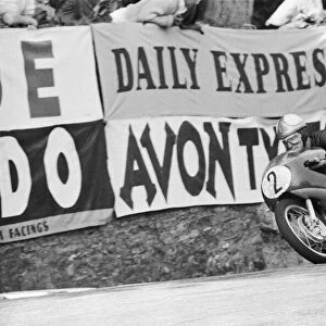 Mike Hailwood in the 250 lightweight race. June 4th 1962