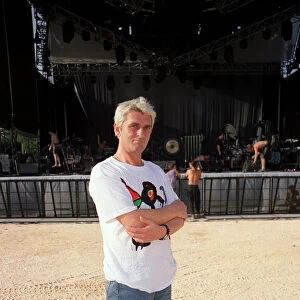 Mike Oldfield Composer Musician July 1999 in Valencia Spain for open air concert