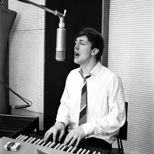 Mike Smith lead vocalist and keyboard player with the English pop rock group