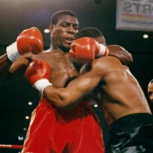 Mike Tyson vs. Frank Bruno for the WBA, WBC, IBF and lineal heavyweight championships Mike Tyson vs. Frank Bruno for the WBA, WBC, IBF and lineal heavyweight championships