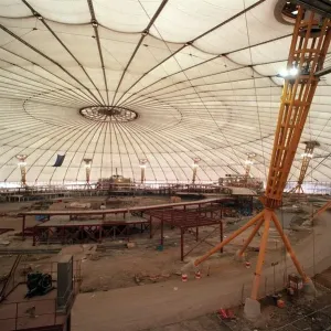 Il Millennium Dome a Greenwich a Londra dicembre 1998. Il Millennium Dome a Greenwich a Londra dicembre 1998.