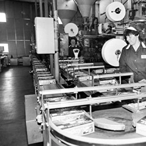 Millions of tea bags go through the machine at the Tetley Tea factory, Eaglescliffe