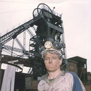 Miner Wilfey Moralee who was the last man off the shift at Vane Tempest Colliery on its