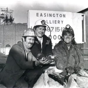 Millionth Tonne Coal Print, Easington Colliery 1986 Millionth Tonne Coal Print, Easington Colliery 1986