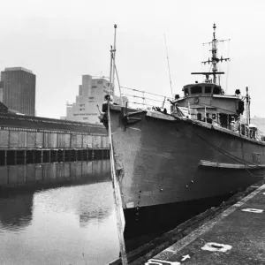 Minesweeper HMS Mersey Print (01117) circa 1966 Minesweeper HMS Mersey Print (01117) circa 1966