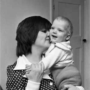 Miracle Baby Kevin Hawkes with his mother Elaine. 15th April 1977 Miracle Baby Kevin Hawkes with his mother Elaine. 15th April 1977