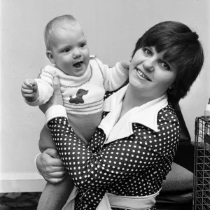 Miracle Baby Kevin Hawkes with his mother Elaine. 15th April 1977 Miracle Baby Kevin Hawkes with his mother Elaine. 15th April 1977