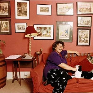 Miriam Margolis British actress at home
