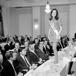 "Miss Canada", 21 year old Jacquie Perrin attended