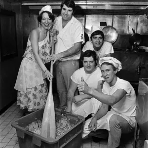 Miss Cleveland Stirs Christmas Pud Print 1976