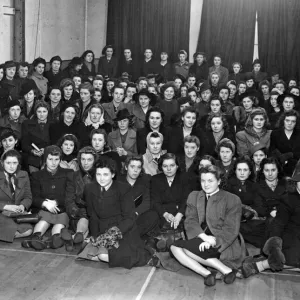 Miss D Forster addressing the Liverpool Girl Cadet Corps Inauguration at the Blue Coat Miss D Forster addressing the Liverpool Girl Cadet Corps Inauguration at the Blue Coat