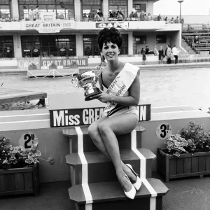 Miss Great Britain 1965, Diane Westbury, 21 year old model from Bowden, Cheshire Miss Great Britain 1965, Diane Westbury, 21 year old model from Bowden, Cheshire
