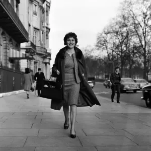 Miss Patricia Routledge, pictured in London after rave notices from the critics following Miss Patricia Routledge, pictured in London after rave notices from the critics following