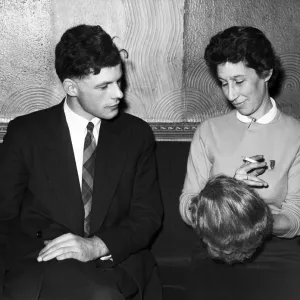 Miss Rosine de Bounevialle with Wig Print, 4th November 1958