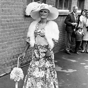 Miss Sue Snowdon at Royal Ascot, circa1970