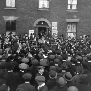Miss Sylvia Pankhurst being re arrested after recovering from her hunger strike Miss Sylvia Pankhurst being re arrested after recovering from her hunger strike