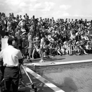 The Miss Tyne Tees Television beauty contest at Tynemouth Open Air Swimming Pool 24 July The Miss Tyne Tees Television beauty contest at Tynemouth Open Air Swimming Pool 24 July