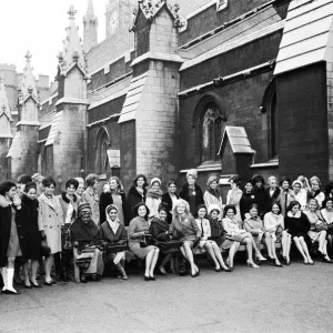 Les candidates à Miss Monde ont été invitées au déjeuner à la Chambre des communes aujourd'hui.