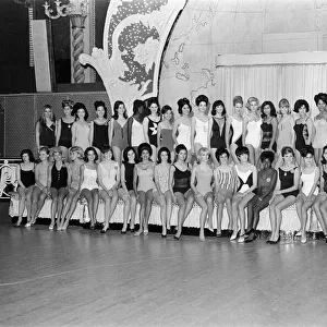 Miss World Contestants, Photo-call at the Lyceum Ballroom, London