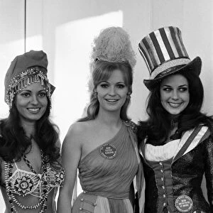 Miss World Contestants, Variety Club Luncheon, Savoy Hotel, London, 4th November 1971