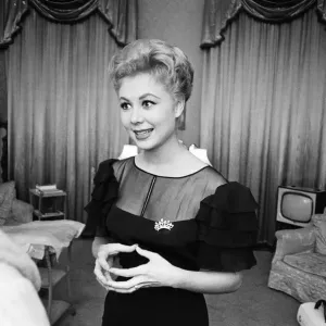 Mitzi Gaynor, American actress, singer & dancer, who is in the UK to work on new film Mitzi Gaynor, American actress, singer & dancer, who is in the UK to work on new film